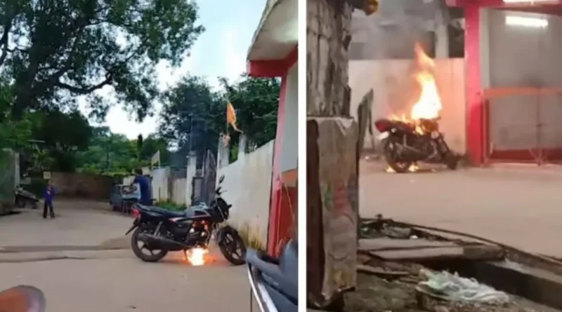 police-constable-assaulted-by-drunkard-after-he-catches-him-doing-obscene-act-in-temple-his-bike-set-ablaze